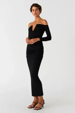 Misha Raelynn Dress Black Size 12 for rent on The Volte - image 2
