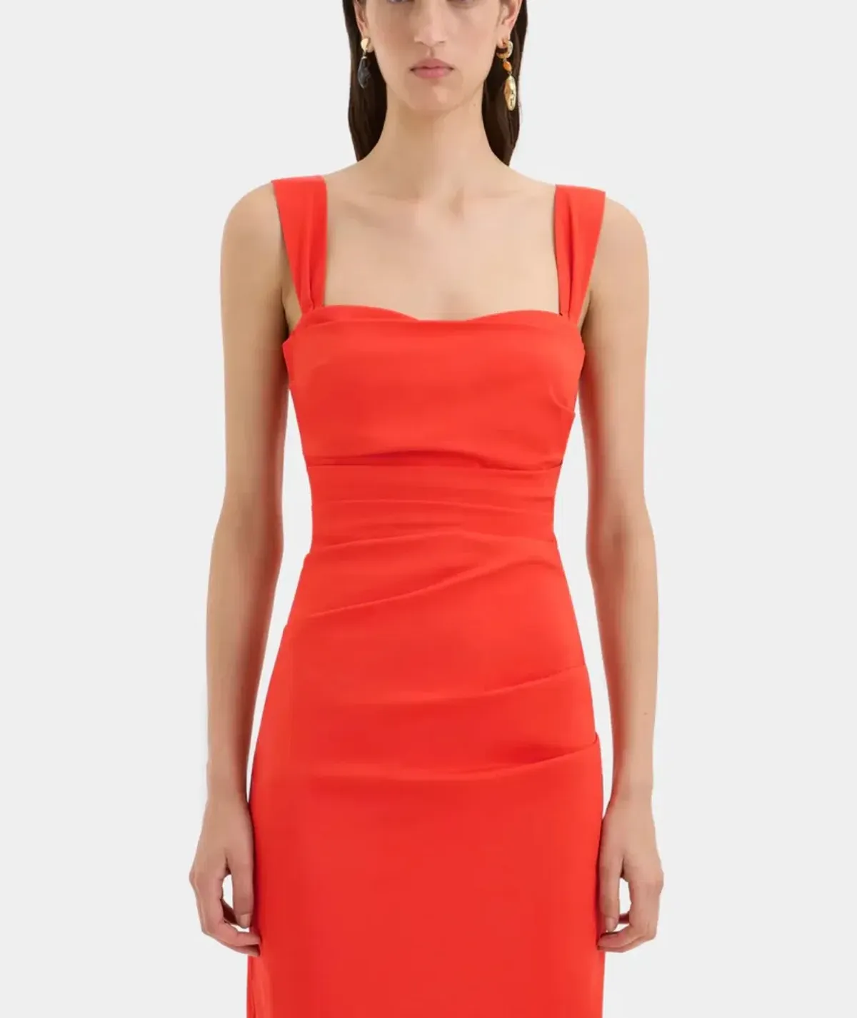 Sir the Label Dahlia Balconette Gown Tangerine Size 3 / Au 12 - Image 2