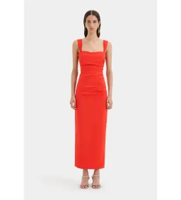 Sir the Label Dahlia Balconette Gown Tangerine Size 3 / Au 12 for rent on The Volte - image 1