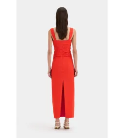 Sir the Label Dahlia Balconette Gown Tangerine Size 3 / Au 12 for rent on The Volte - image 3