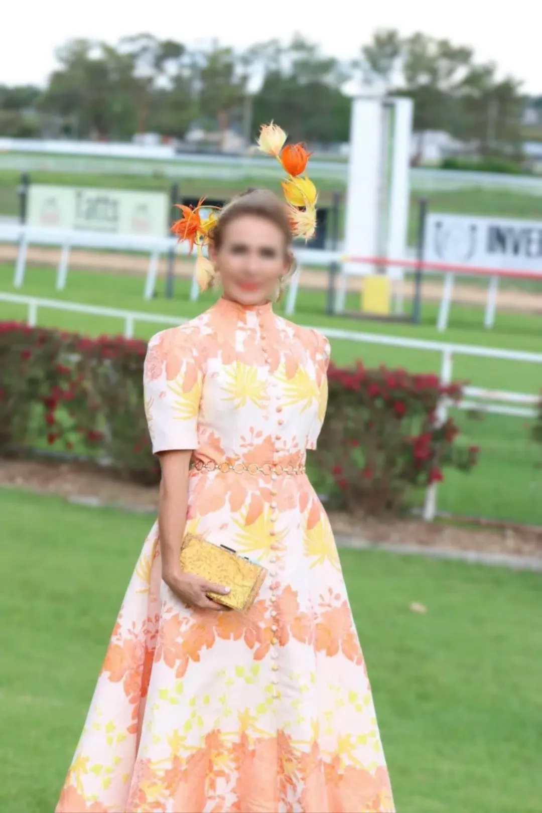 Only One Ashley Dancing Dress in Roses Size AU 10 for rent on The Volte - main image