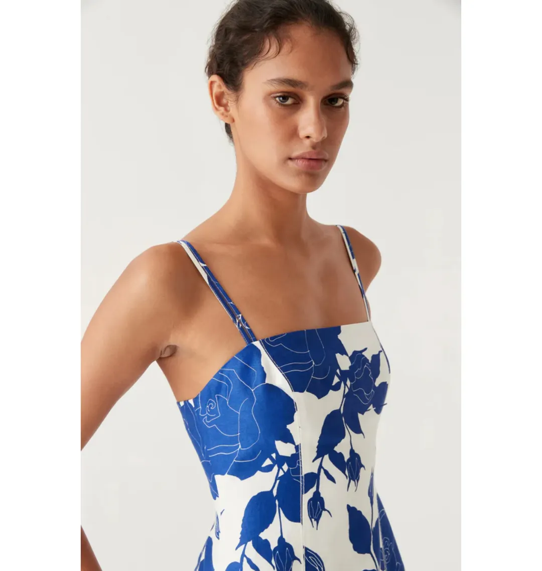 Aje Belonging Mini Dress Neo Rose Size AU 8 for rent on The Volte - main image