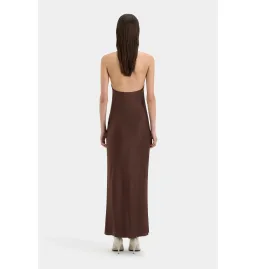 Sir the Label Como Twist Maxi Dress Chocolate Size AU 10 for rent on The Volte - image 3