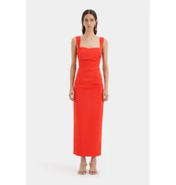 Sir the Label Dahlia Balconette Gown Tangerine Size AU 10 for rent on The Volte - image 1
