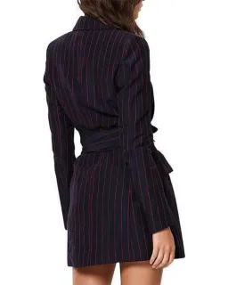 Bec & Bridge Mia Wrap Blazer Dress Blue Size AU 6 for rent on The Volte - image 4