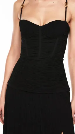 Manning Cartell Double Time Pleat Dress Black Size 8 for rent on The Volte - image 4