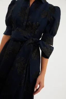 Rebecca Vallance Antoinette Gown Navy Size 8 for rent on The Volte - image 4