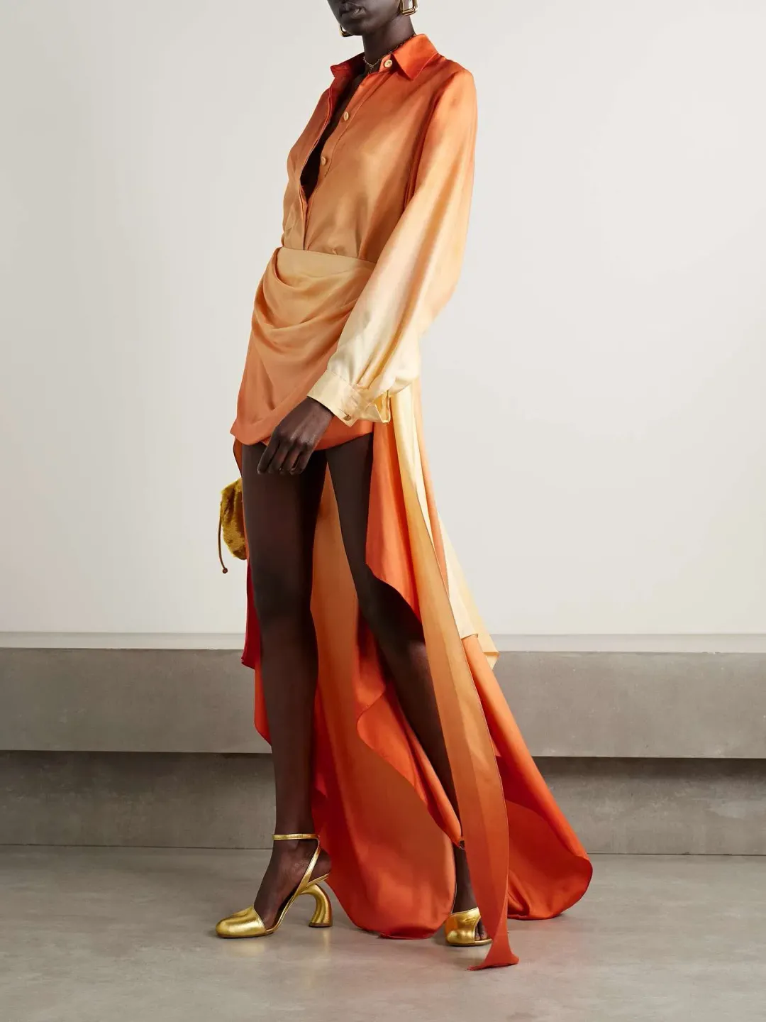 Zimmermann Tranquility Scarf Shirt and Mini Skirt Set Red Fields Size 0 / AU 8 for rent on The Volte - main image