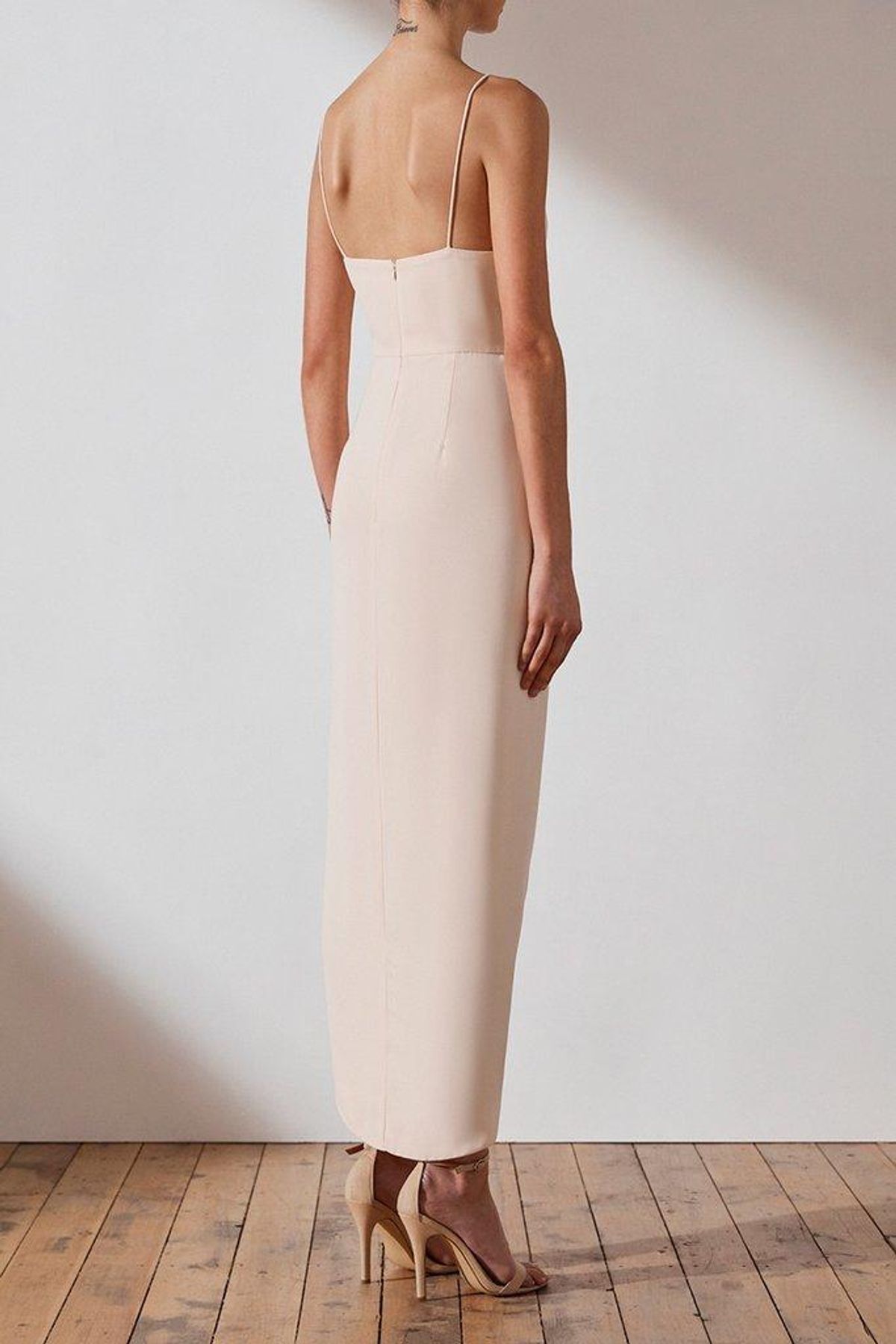 Shona Joy Core Cocktail Dress Nude - Image 2