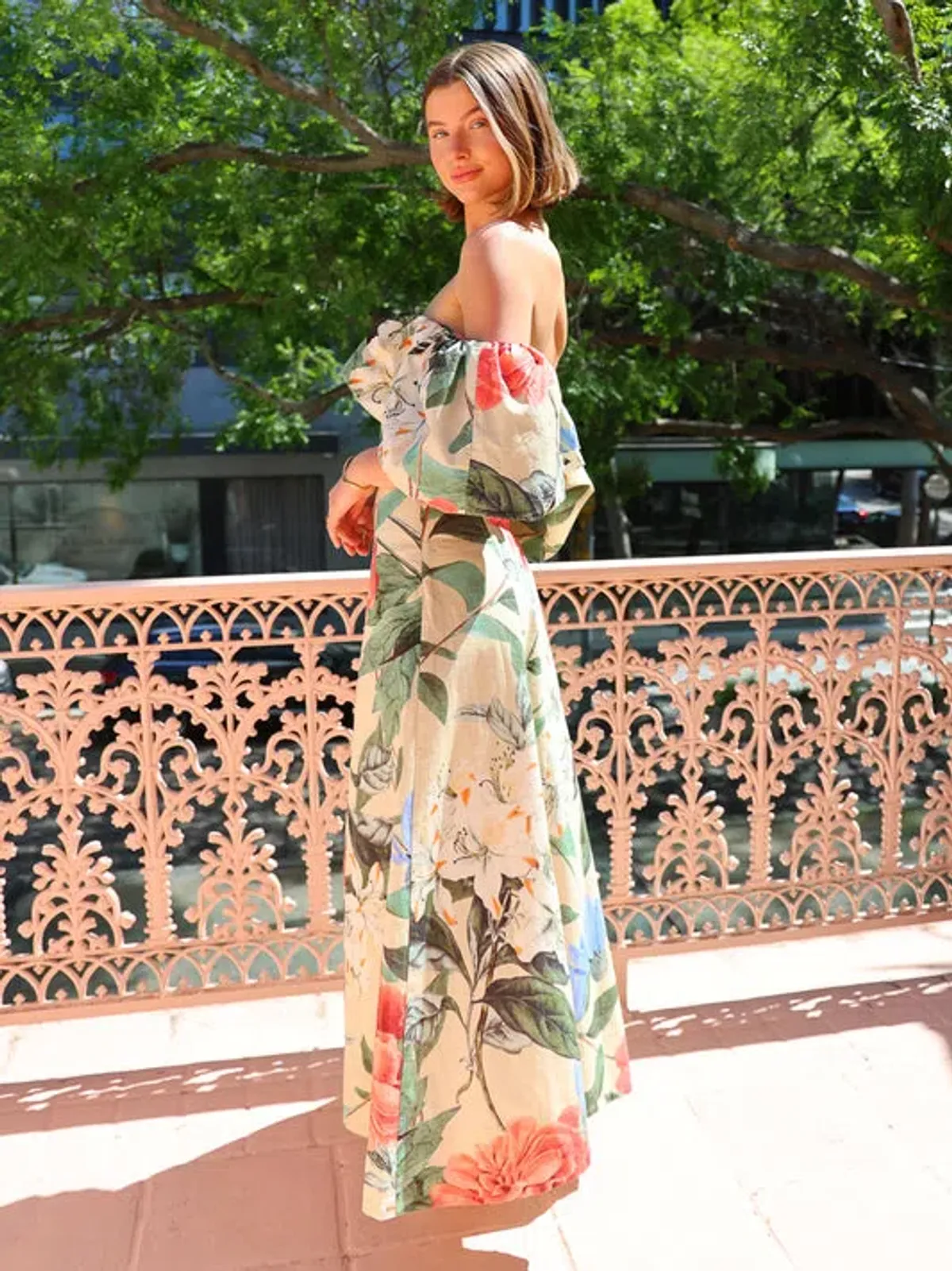 By Nicola Paradiso Maxi Dress in Primavera Print Size 8 - Image 5