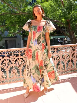 By Nicola Paradiso Maxi Dress in Primavera Print Size 8 for rent on The Volte - image 2