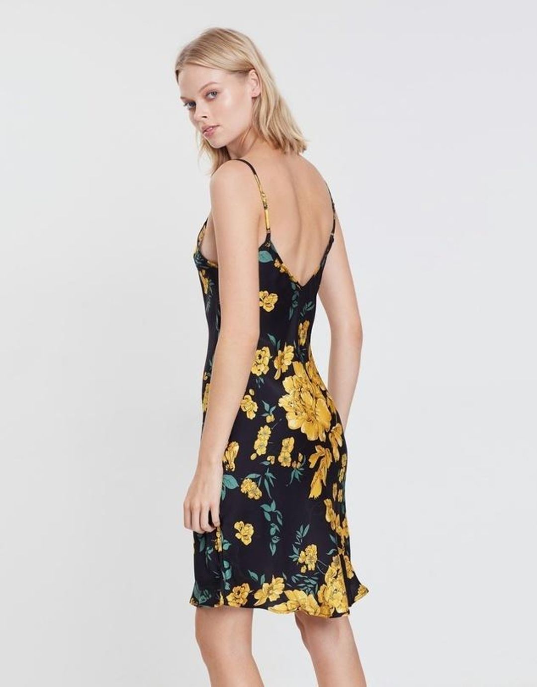 Silk Laundry 90's Silk Slip Dress Floral for rent on The Volte - main image