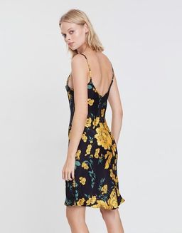 Silk Laundry 90's Silk Slip Dress Floral for rent on The Volte - image 3