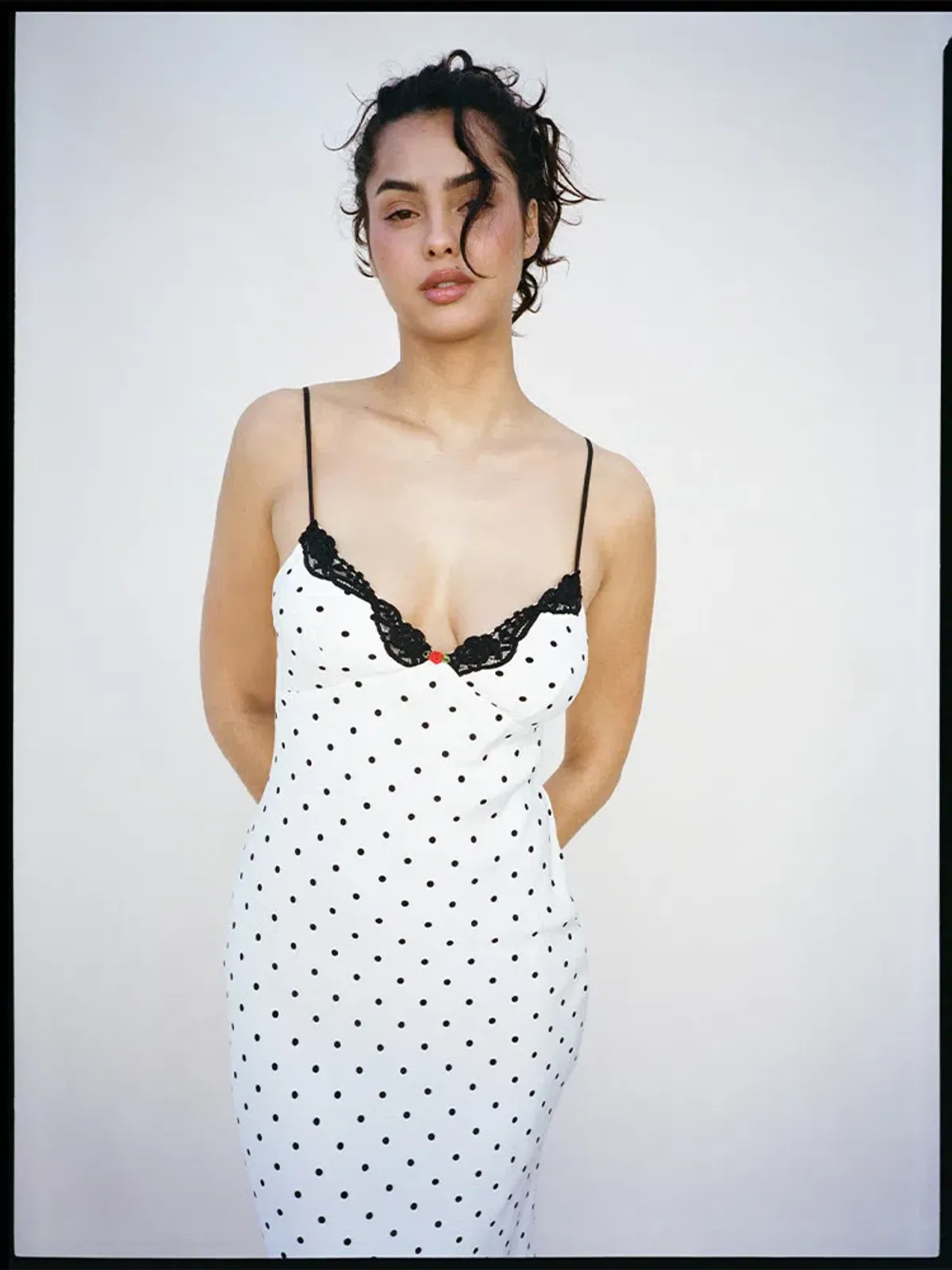 Realisation Par Jamie Petite Midi Dress Spot Size 8 - Image 2