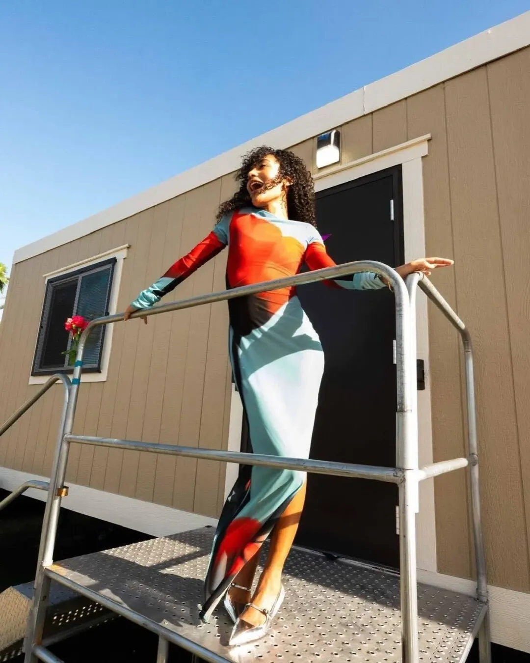 Rat & Boa Santino Dress Multi Size Xs / Au 6 for rent on The Volte - main image