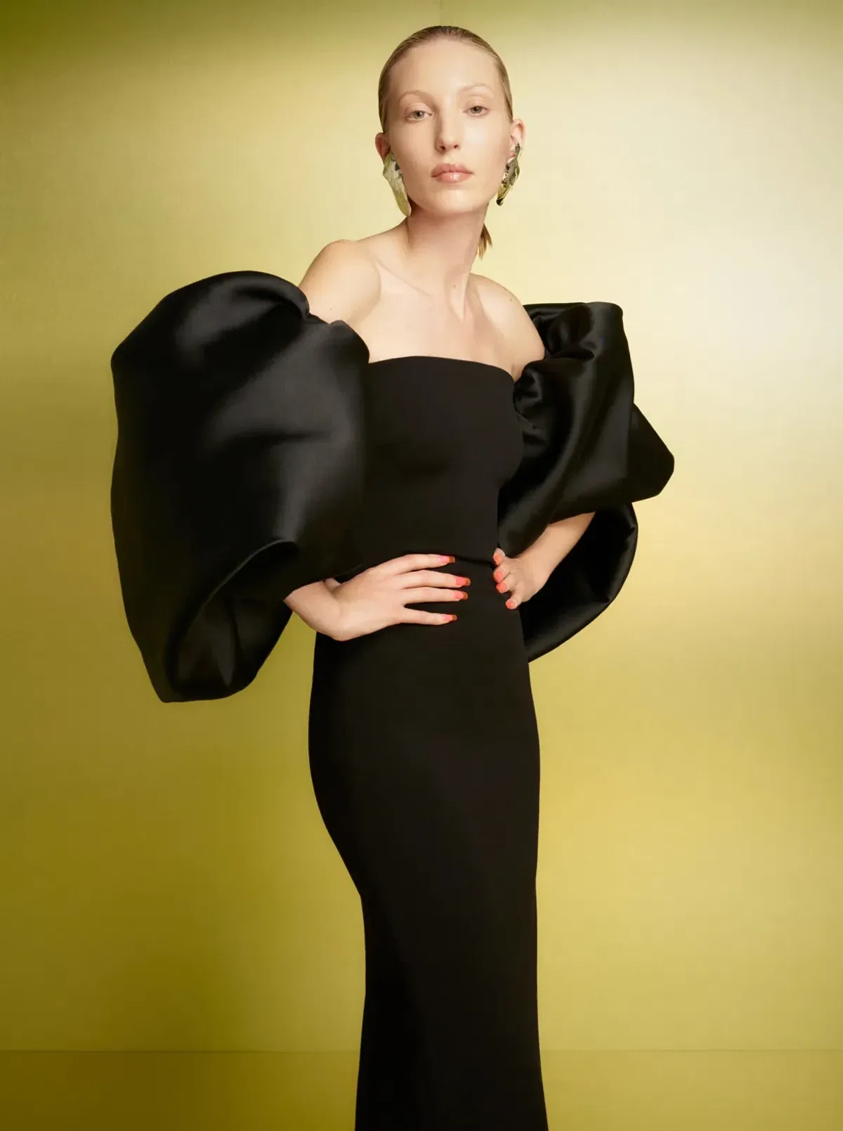 Solace London Pia Maxi Dress Gown Black Size 12 - Image 2