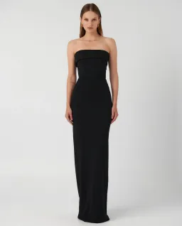 Effie Kats Monroe Gown in Black Size XS / AU 6 for rent on The Volte - image 1