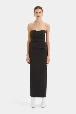 Sir The Label Alba Strapless Dress in Black Size 1 / AU 8 for rent on The Volte - image 1