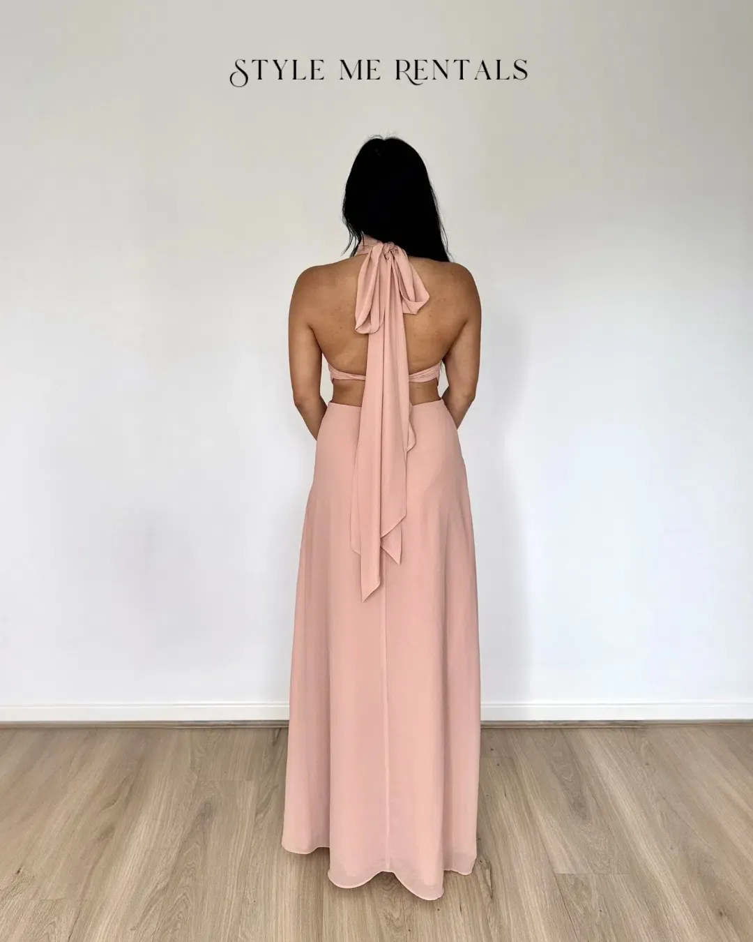 Calia Collection Sofia Dress Bare Blush Size AU 10 for rent on The Volte - main image