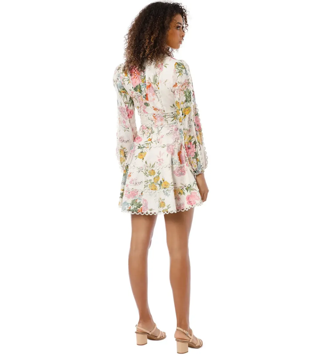 Zimmermann Heathers Flounce Dress Floral Size 1/Au 10 for rent on The Volte - main image