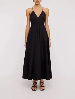 Scanlan Theodore Parachute Strappy Dress in Black Size 8 for rent on The Volte - image 1
