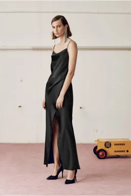 Camilla And Marc Blakely Dress In Black Size 8 for rent on The Volte - image 1