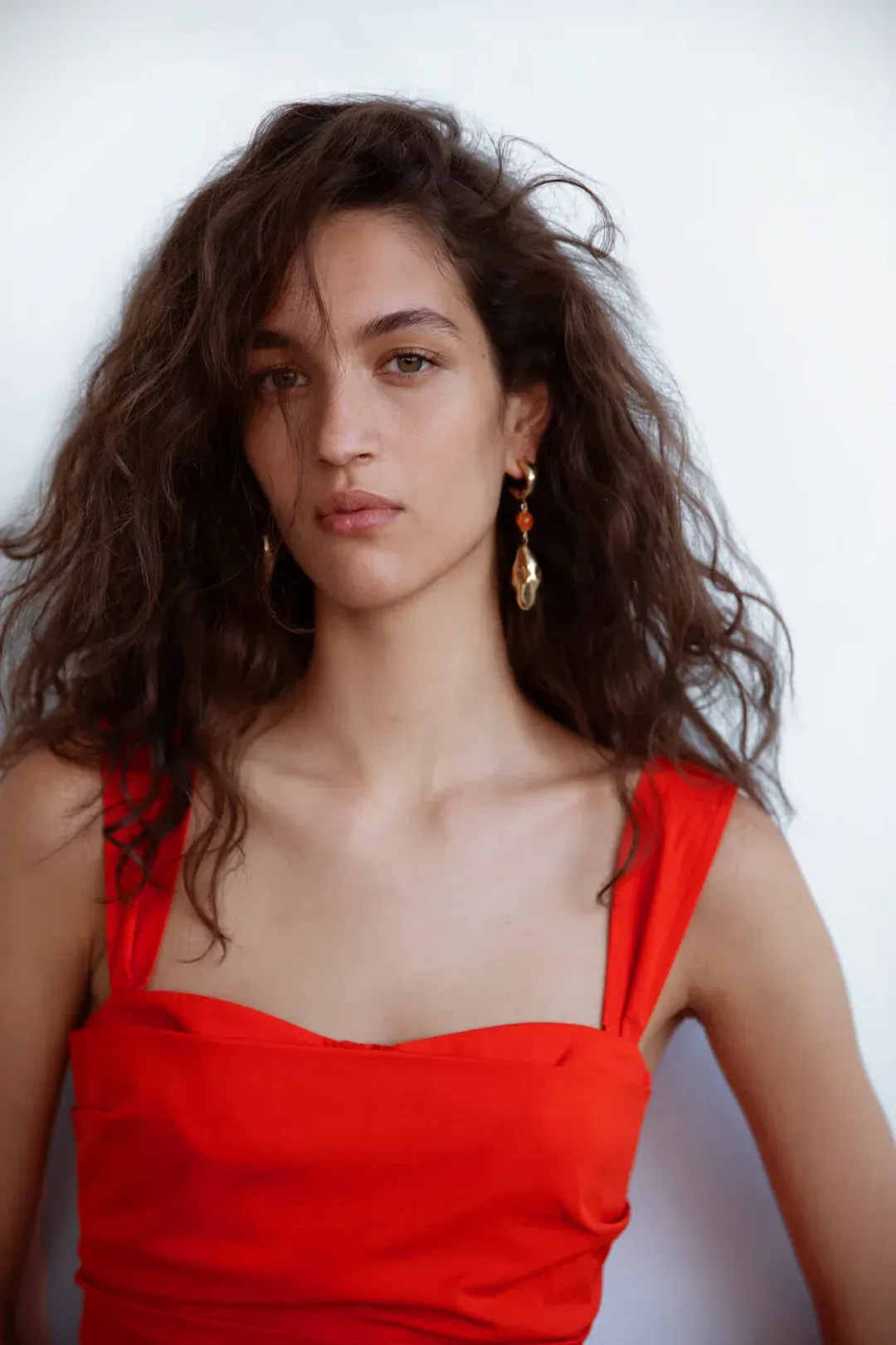 Sir the Label Dahlia Balconette Gown Tangerine Size 8 for rent on The Volte - main image