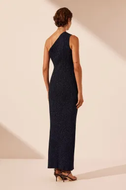 Shona Joy Livia One Shoulder Maxi Dress Night Sky Size S / AU 8 for rent on The Volte - image 2