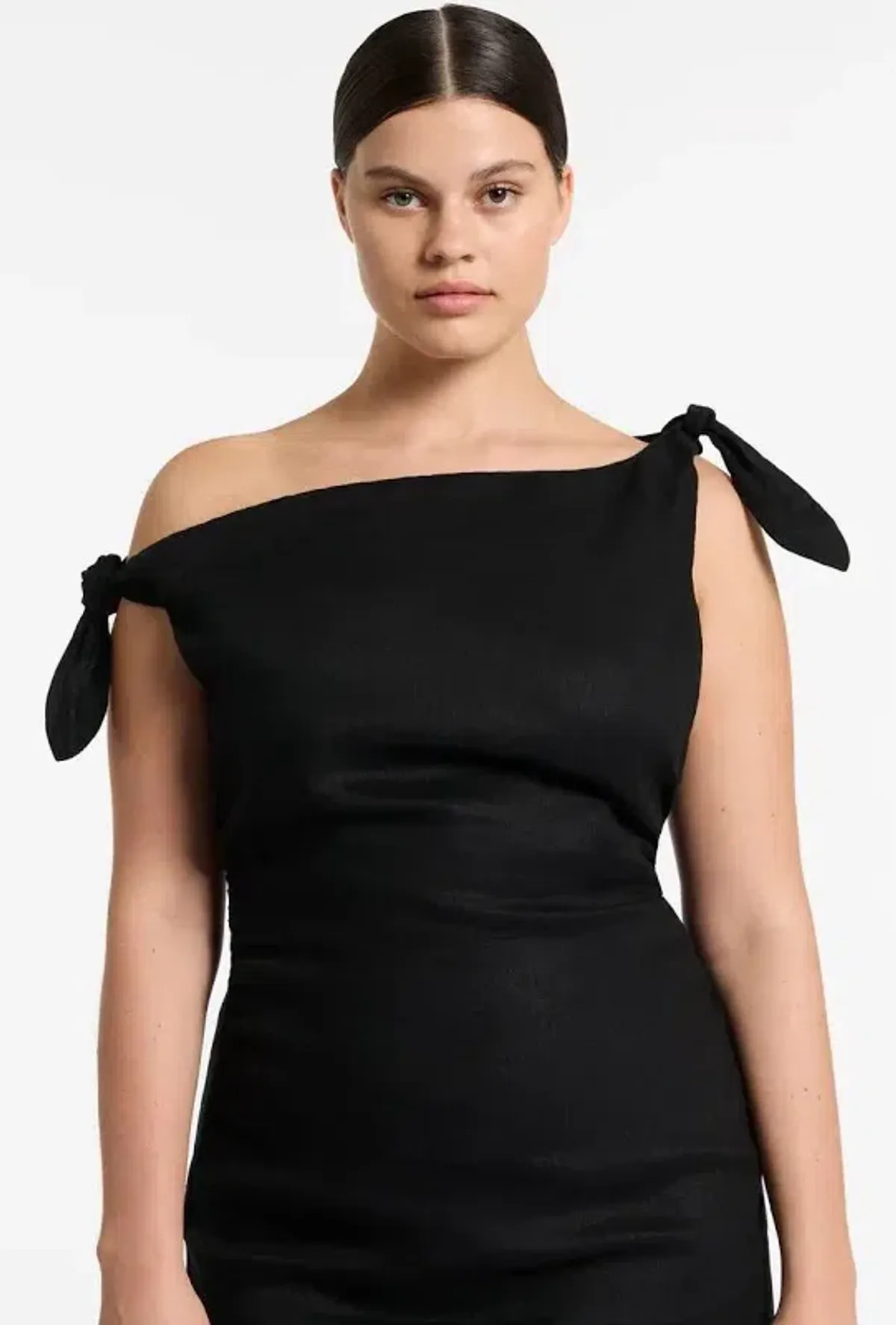 Sir the Label Bettina Off Shoulder Midi Dress Black Size 3 / AU 12 - Image 3