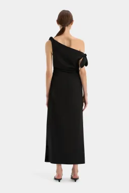 Sir the Label Bettina Off Shoulder Midi Dress Black Size 3 / AU 12 for rent on The Volte - image 2
