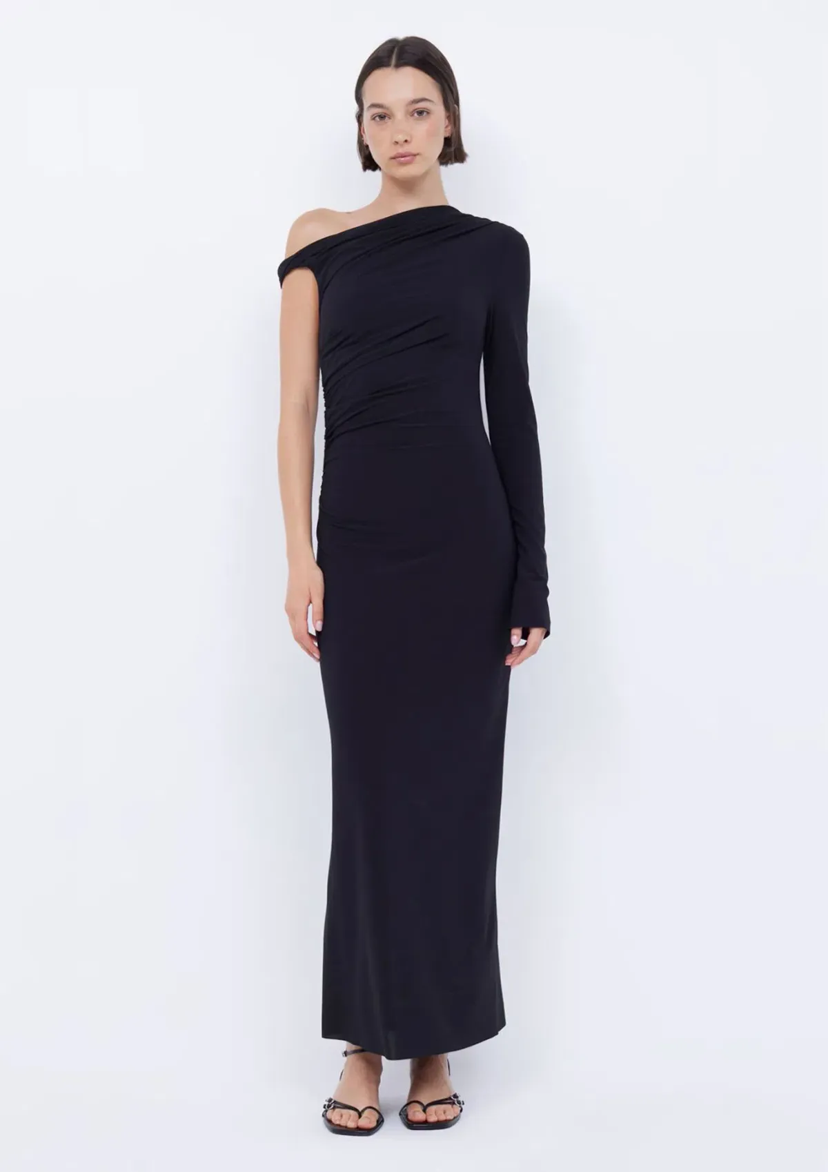 Bec & Bridge Nabila Aysm Midi Dress Black SIze 8 - Image 1