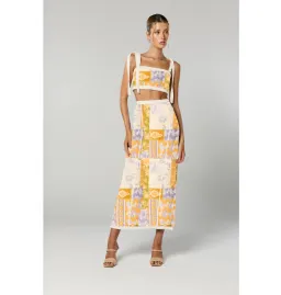 Winona Billie Crop and Skirt Set Print Size AU 8 for rent on The Volte - image 1