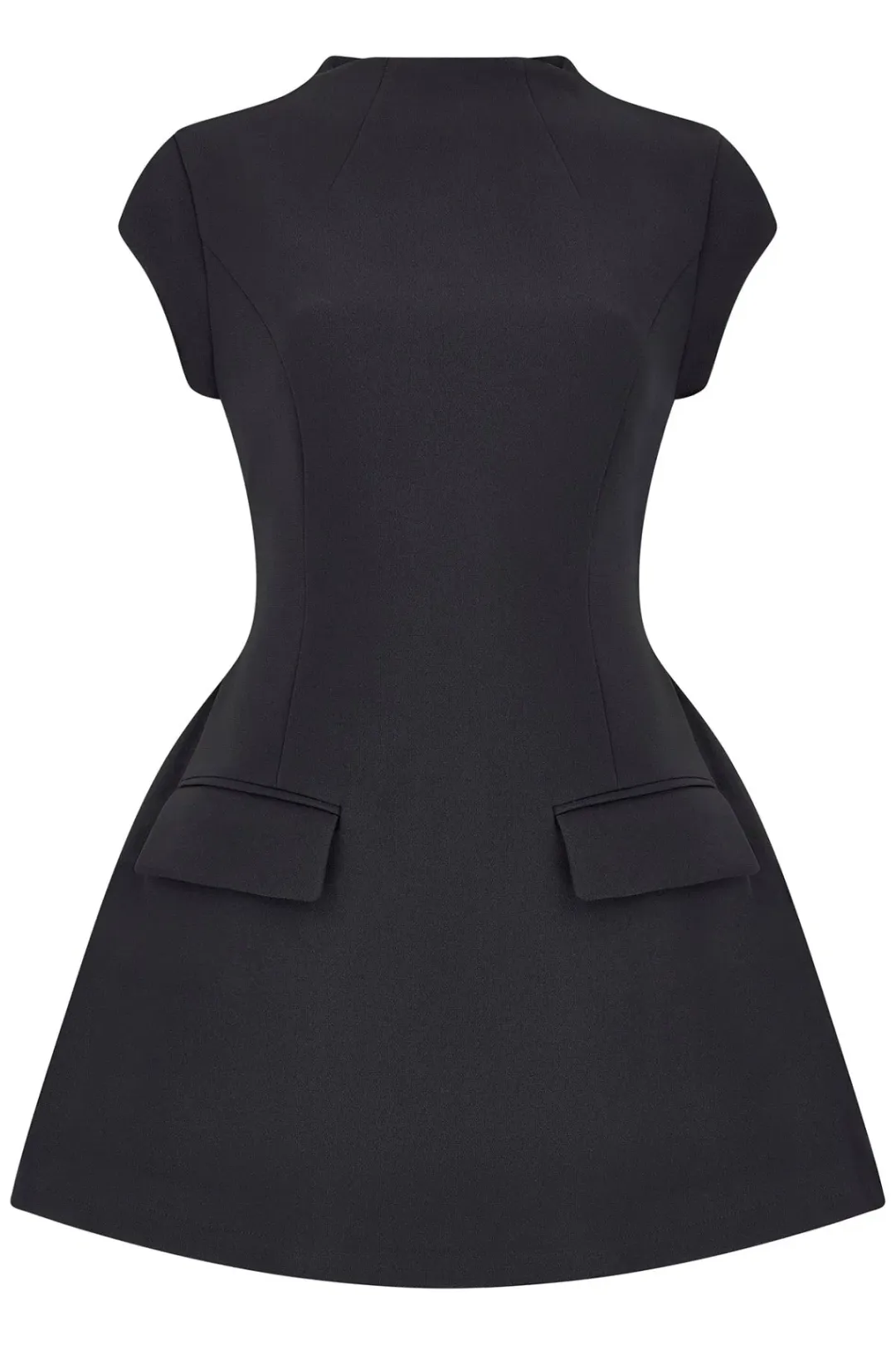 Odd Muse The Ultimate Muse Cap Sleeve Mini Dress Black Size AU 8 for rent on The Volte - main image