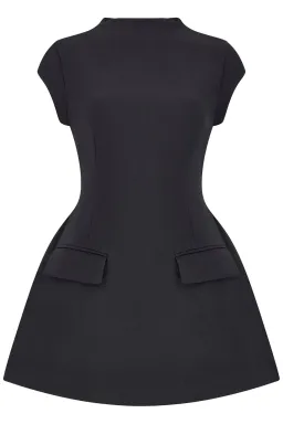 Odd Muse The Ultimate Muse Cap Sleeve Mini Dress Black Size AU 8 for rent on The Volte - image 5