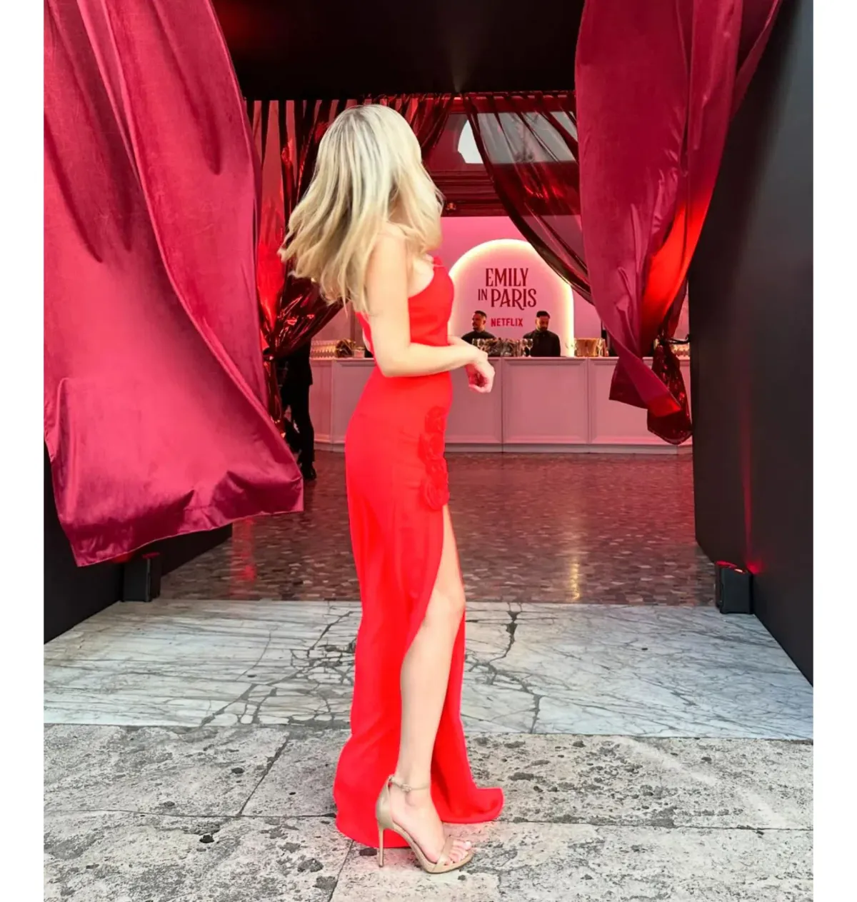 Amanda Uprichard Wolfe Gown Red Size XS / AU 6 - Image 3