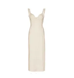 Jacquemus La Robe Valerie Dress Beige Size AU 6 for rent on The Volte - image 5