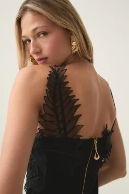 Aje Daisy Knit Maxi Dress Black Size AU 10 for rent on The Volte - image 5