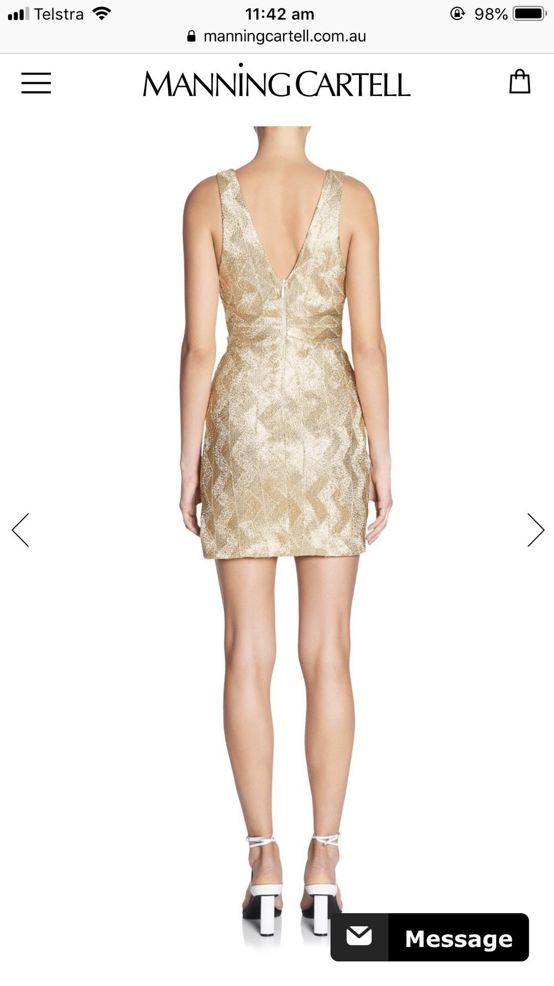 Manning Cartell No Filter Mini Dress for rent on The Volte - main image