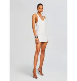 Retrofete Cydney Sequin Dress White Size XS / AU 6 for rent on The Volte - image 3