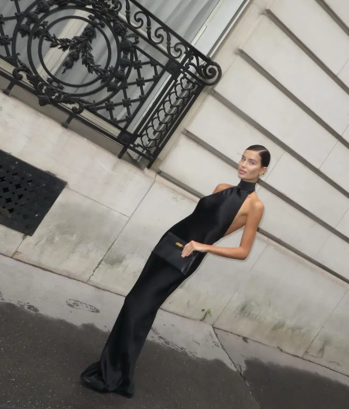 Bazilika Halter Open Back Maxi Dress Black Size XS / AU 6 - Image 6