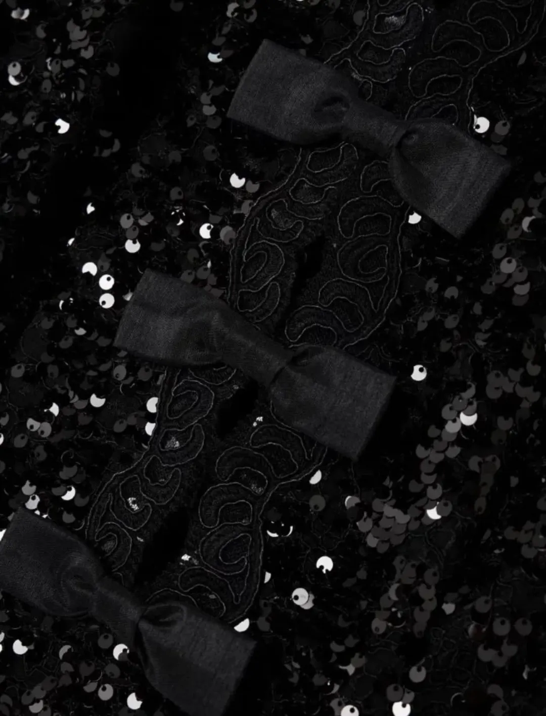 Rebecca Vallance Diana Bow Mini Dress Black Size AU 12 for rent on The Volte - main image