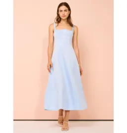 Leo Lin Odette Midi Dress In Sky Blue Size AU 12 for rent on The Volte - image 1