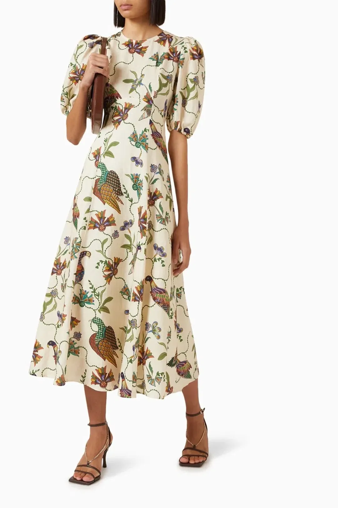 Alemais Birdie Midi Dress Print Size AU 10 for rent on The Volte - main image