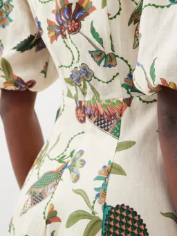 Alemais Birdie Midi Dress Print Size AU 10 for rent on The Volte - image 11