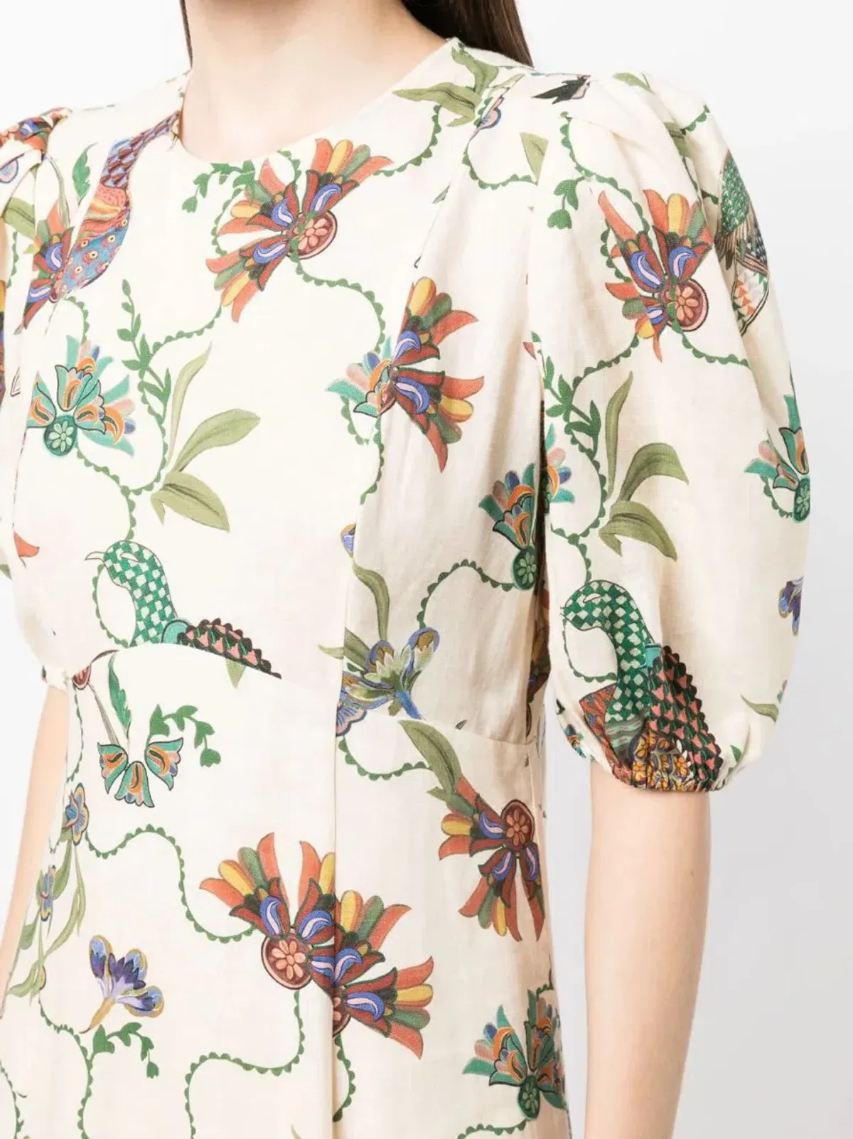 Alemais Birdie Midi Dress Print Size AU 10 - Image 9