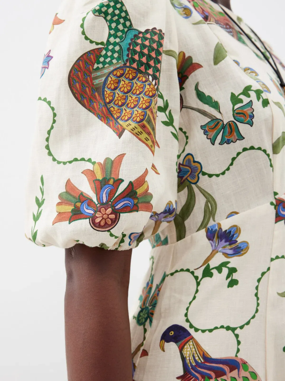 Alemais Birdie Midi Dress Print Size AU 10 - Image 10