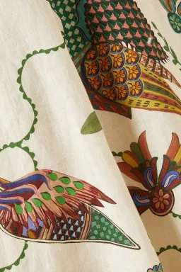 Alemais Birdie Midi Dress Print Size AU 10 for rent on The Volte - image 12