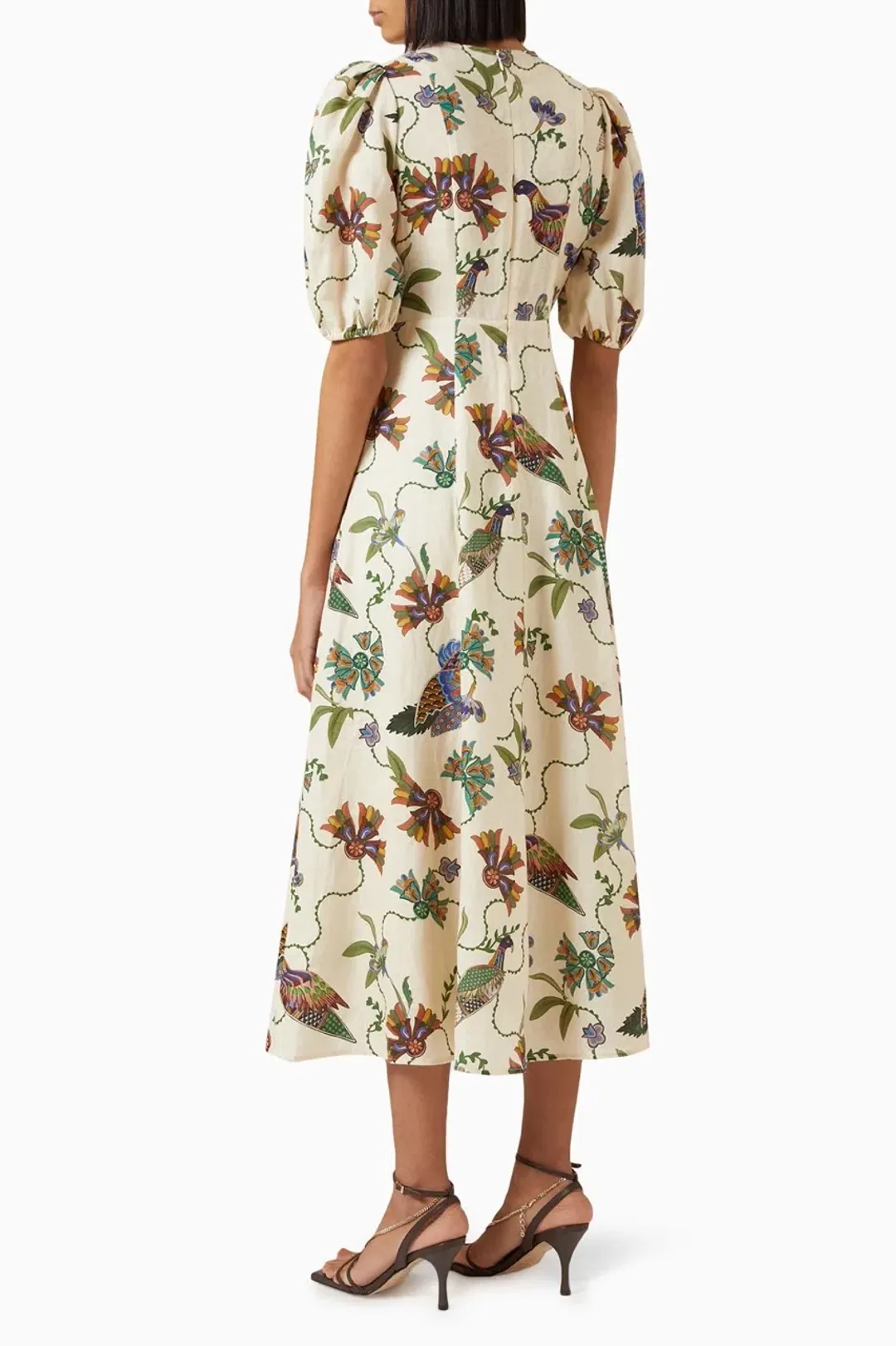 Alemais Birdie Midi Dress Print Size AU 10 for rent on The Volte - main image
