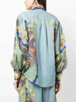 Alemais Gilly Shirt & Pant Set Misty Blue Size AU 6 for rent on The Volte - image 16