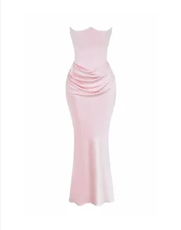 House of CB Persephone Strapless Corset Dress Rose Shadow Size XS / AU 6 for rent on The Volte - image 13